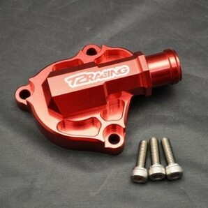 １円売切！MC18 MC21 MC28 デストラ ウォーターポンプカバー [ ブラック / レッド / ゴールド ] NSR250R T2Racingの画像2