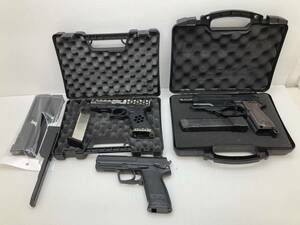 072A012* Junk hand gun set g lock G17 Tokyo Marui toy gun toy gun parts H&K USP case attaching / Junk 