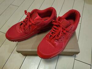 【美品】NIKE (ナイキ) AIR MAX 90 ローカットスニーカー CZ7918-600 US10.5 28.5cm レッド メンズ