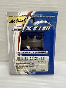 XAM ザム フロントスプロケット CBR250R CRF250L XR250 MOTARD AX-1 DEGREE 520 C4121-14T (24042205)