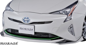 【M's】トヨタ 50系 プリウス (2015/12-) ROJAM VERDE フロントリップスポイラー FRP ロジャム ヴェルデ TOYOTA PRIUS ZVW50 ZVW55