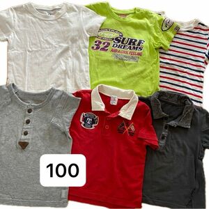 こども服 半袖 半袖Tシャツ Tシャツ トップス　100cm まとめ売り