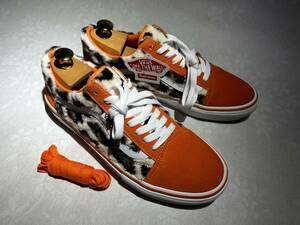 【新品未使用】Supreme Vans Old Skool 9 27㎝ Supreme x Vans Leopard Old Skool Orange シュプリーム　バンズ　スニーカー 新品 未使用