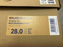 CP219BOA 28.0ｃｍ　ホワイト/ショッキングオレンジ　アシックス安全靴_画像2