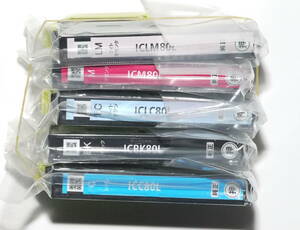 エプソン純正　ICLM80L ICM80L ICLC80L ICBK80L ICC80L 合計5個　新品未使用品