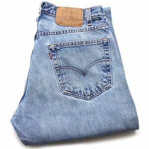 ★00s メキシコ製 Levi'sリーバイス 505 デニムパンツ w32 L34★SDP688 オールド ジーンズ ストレート ストーンウォッシュ 縦落ち