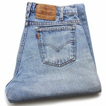 ★90s Levi'sリーバイス 550 デニムパンツ w33 L34★SDP616 オールド ビンテージ ジーンズ テーパード ルーズ ワイド バギー ヒゲ_画像1