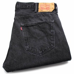 ★Levi'sリーバイス 501 ブラック デニムパンツ w42 L30★SDP2620 ジーンズ ストレート オーバーサイズ ビッグサイズ