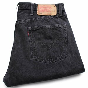 ★00s Levi'sリーバイス 501 ブラック デニムパンツ w40 L30★SDP2617 オールド ジーンズ ストレート オーバーサイズ ビッグサイズ