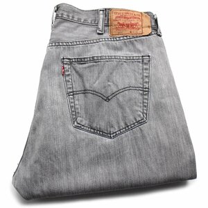 ★Levi'sリーバイス 501 先染め グレー デニムパンツ w40 L32★SDP2616 ジーンズ ストレート ヒゲ 縦落ち オーバーサイズ ビッグサイズ