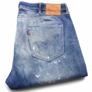 ★メキシコ製 Levi'sリーバイス 501 ペンキ飛び&色落ち加工 デニムパンツ w44 L32★SDP2623 特大 ジーンズ ストレート 黒カン ビッグサイズの画像1