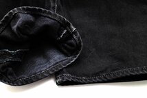 ★メキシコ製 Levi'sリーバイス 501 ダメージ ブラック デニムパンツ w38 L32★SDP2615 ジーンズ ストレート リペア オーバーサイズ_画像8