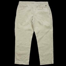 ★00s ポロ ラルフローレン ETHAN PANT ツータック コットン チノパン グレーベージュ w40 L30★167 オールド クラシック ビッグサイズ_画像3