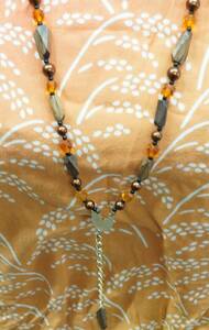  necklace 75cm large net ladybug D17-872-15