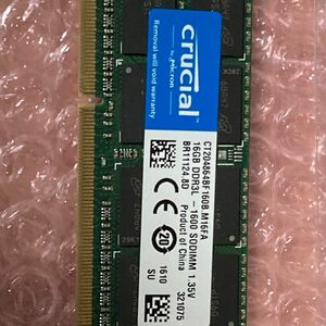 メモリ ノートPC用 DDR3L-1600 16GB