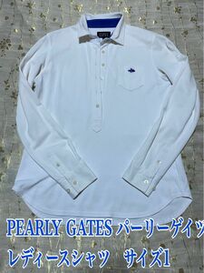 PEARLY GATES パーリーゲイツ　レディースシャツ　　サイズ1 ゴルフウエア GOLF