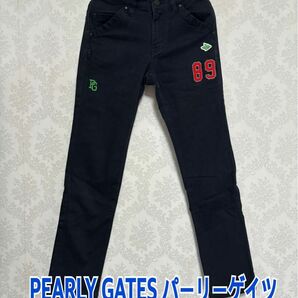 PEARLY GATES パーリーゲイツ　レディースパンツ　サイズ00 ゴルフウエア デニム