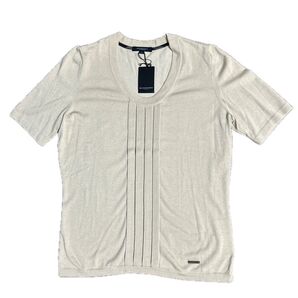 新品未使用 タグ付き BURBERRY バーバリー 半袖ニット ベージュ