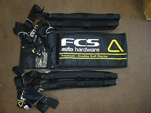 FCS Premium-Double SOFT RACKS サーフィン キャリア サーフボードキャリア auto hardware 