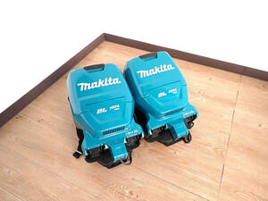  used vacuum cleaner makita VC260D Makita rechargeable back carrier cleaner dust collector paper pack 18V+18V 36V BL MOTOR HEPA filter 2 pcs. set 