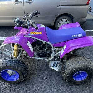 中古 バギー YAMAHA BLASTER YF200S ヤマハ ブラスター 4輪 オフロード ATV 競技用 車体 200cc 千葉県 船橋市の画像3