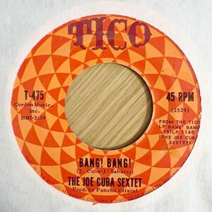 【45】BOOGALOO！THE JOE CUBA SEXTET / BANG! BANG! / 7inch EP 60s 50s oldies / LATIN SOUL ROCK R&B FUNK