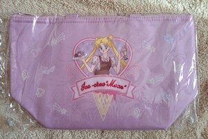 [ unused ]Q-pot CAFE.× Pretty Soldier Sailor Moon collaboration goods Sailor Moon ice cream -n keep cool lunch tote bag Q-pot