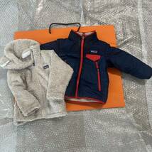 パタゴニア キッズ patagonia フリース ジャケット 2枚セットkids リバーシブル フリースジャケット 2T 100 18M 80 子供 男の子 女の子_画像7