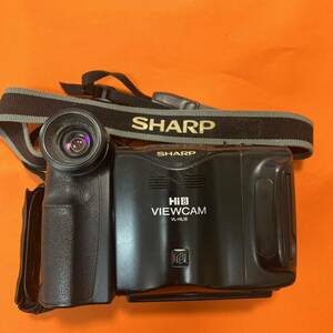 【ジャンク】 SHARP VideoHi8 VIEWCAM VL-HL15 8ミリビデオ シャープ 日本製 ビデオ 動作未確認 本体のみ 付属品欠品 Hi8 ビデオカメラ 