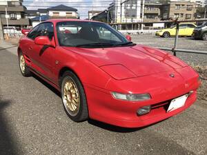 トヨタ　TOYOTA MR2 SW20 5型　NA ７点ロールバー 付　無事故車　自賠責加入済み（注意：レカロ／B B Sは外してのお渡しとなります）