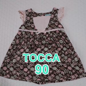 TOCCA トッカ　花柄　 ワンピース チュニック　90