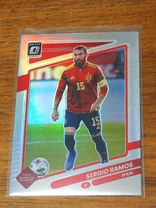 【SERGIO RAMOS】 2021-22 Panini Donruss Road To Qatar Optic holo Silver PRIZM 