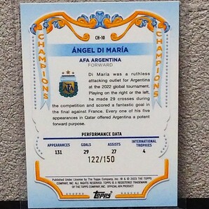【ANGEL DI MARIA】150枚限定 2023 Topps Argentina Fileteado アルゼンチン代表 soccer ディ マリアの画像2