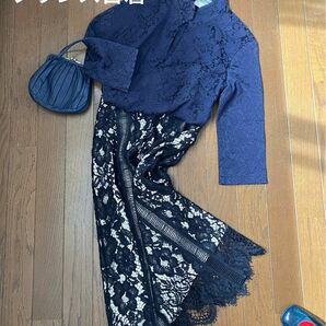 フランス古着 DIABLESSのマオカラーショート丈ブラウス ジャガード織り