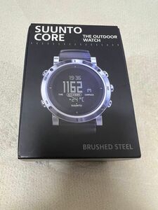 【未使用品 極美品】SUUNTO CORE 腕時計 THE OUTDOOR WATCH スント BRUSHED STEEL