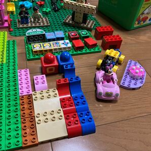 送料無料☆ LEGO レゴ デュプロ 楽しいどうぶつえん and ディズニー ミニーちゃんほか ☆基礎板付き☆ オマケ！アンパンマン、ことばずかんの画像7