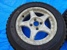 ★タイヤ新品！ アドバン ラリー A035 175/65R14 14インチ 6J 38 Sコンパウンド 4本セット ラリー ダートラ ミラ アルト ストーリア ADVAN_画像3