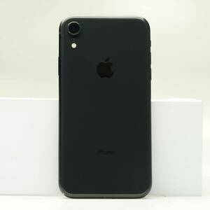 iPhone XR 128GB ブラック SIMフリー 訳あり品 ジャンク 中古本体 スマホ スマートフォン 白ロム