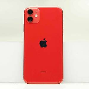 iPhone 11 128GB (PRODUCT)RED SIMフリー 訳あり品 ジャンク 中古本体 スマホ スマートフォン 白ロム