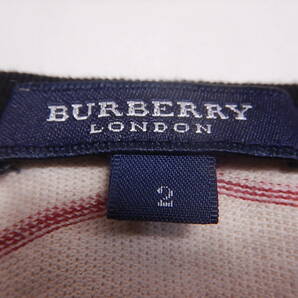 美品■バーバリーロンドン BURBERRY LONDON ノバチェック Ｔシャツ カットソー サイズ2 ベージュ■の画像4