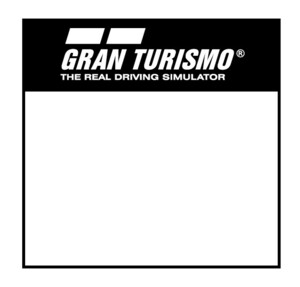 送料無料☆数字入れ無料☆GRAN TURISMO ゼッケンステッカー グランツーリスモ PlayStation プレイステーション プレステ ゲーム