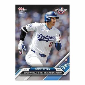 大谷翔平 Topps now サイン シリアルなし 1ドジャースタジアム デビュー戦 開幕戦 OPENING DAY shohei ohtaniの画像1