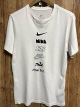 送無♪The Nike Tee ナイキ♪ロゴプリントTシャツ・ホワイト・S_画像1