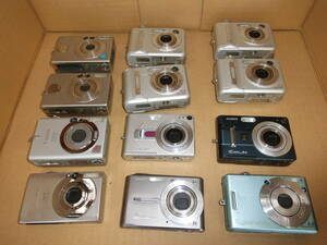  digital camera * used * Junk * operation not yet verification * 12 pcs summarize D