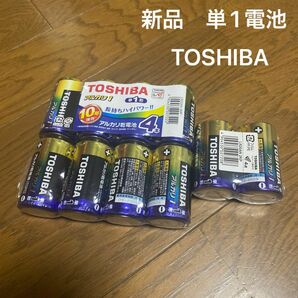 【東芝】TOSHIBA アルカリ乾電池　長持ち　10本 アルカリ乾電池 単一 単1電池　まとめ売り