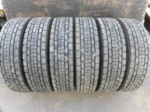 225/80R17.5 123/122L●ダンロップ 2018年ミックス６本●240318