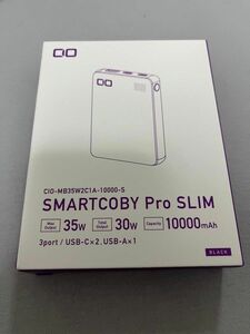 CIO SMARTCOBY Pro SLIM Max35w出力 USB C2口 A1口 ブラック