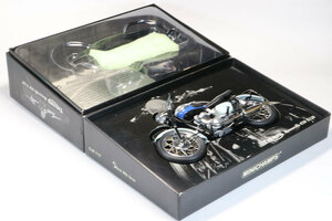 1221330020 Minichamps 1/12 Triumph Bonneville 650 T120 1959 gray / blue PMA