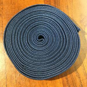 日本刀　刀装具　柄糸　絹　深青色　4メートル　　幅10㎜