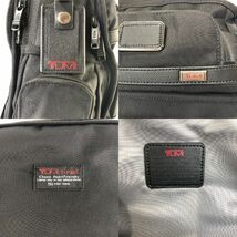 TUMI トゥミ　 リュックサック　バックパック　 ブラック　ビジネスバッグ　通勤　通学_画像10